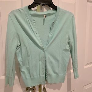 Aqua J.Crew cardigan
